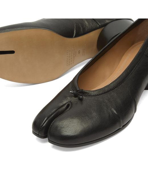 Maison Margiela Black Tabi Ballerina Shoes