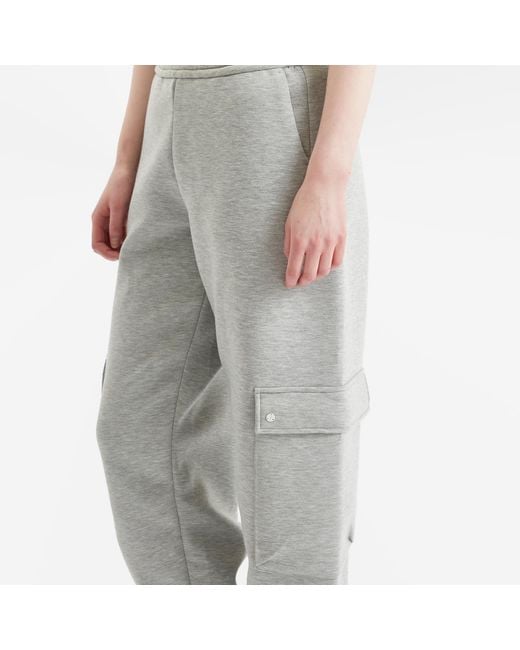 Stel Gray Cuffed Cargo Sweatpants