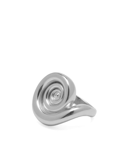 Missoma Metallic Spiral Dome Statement Ring