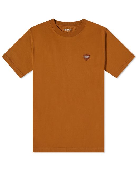 Carhartt Brown Heart Patch T-shirt for men