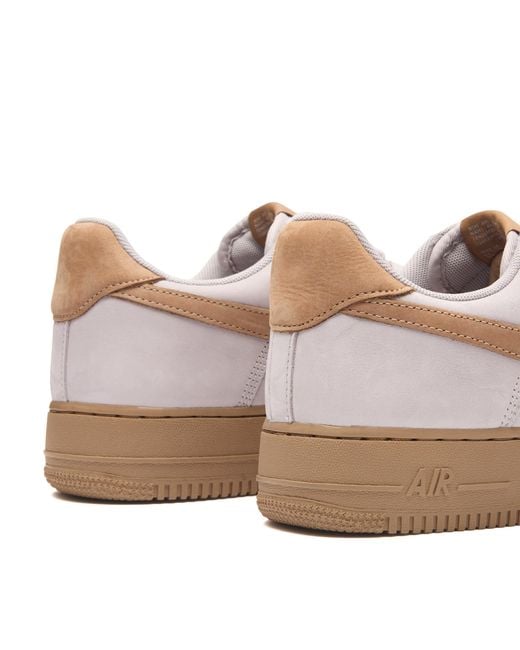Nike White Air Force 1 Low Retro Prm Qs Sneaker for men