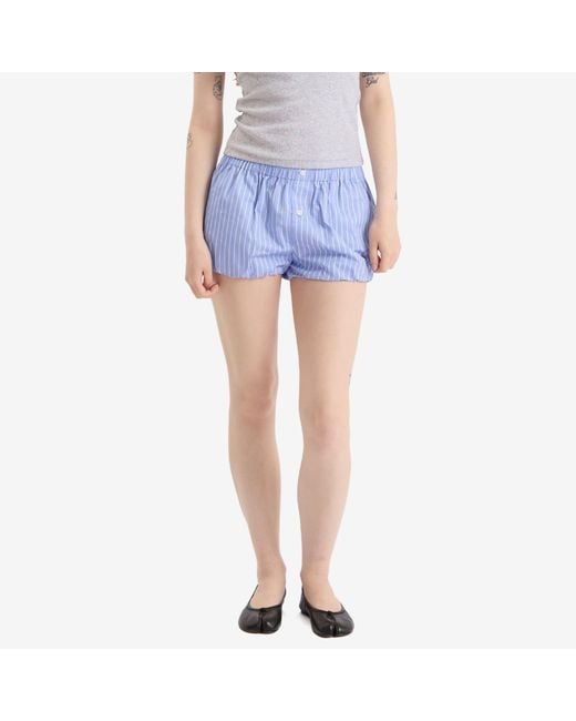 Acne Blue Casual Shorts