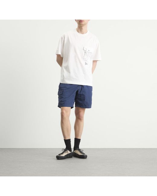 And Wander White Pocket T-Shirt for men