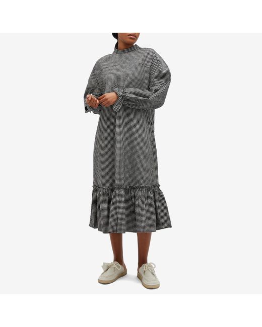 YMC Gray Rushmore Midi Dress