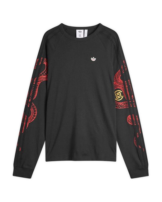 トップス adidas grunge raglan long sleeve t-shirt adidas X Clot Raglan Long Sleeve T-Shirt in Black for Men | Lyst