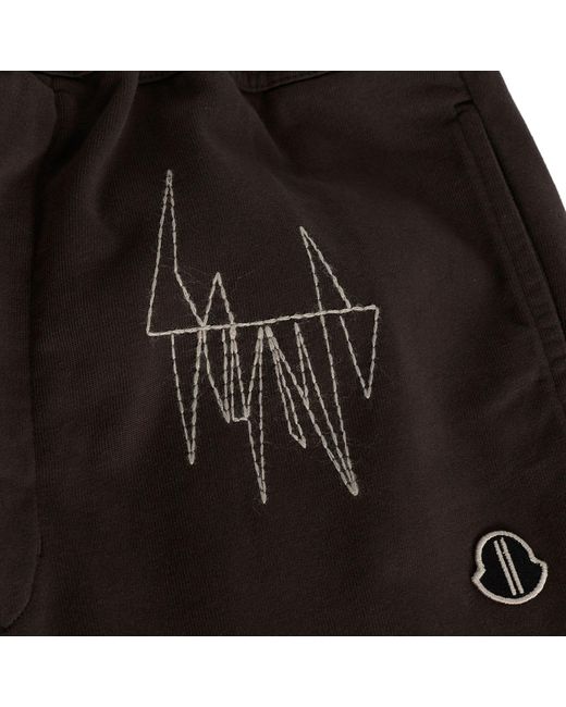 Rick Owens Gray X Moncler Drawstring Jogger
