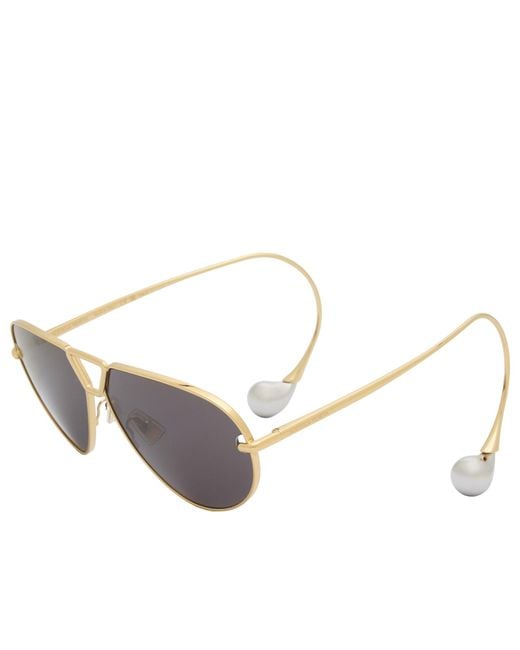 Bottega Veneta Metallic Bottega Veneta Bv1437S Sunglasses