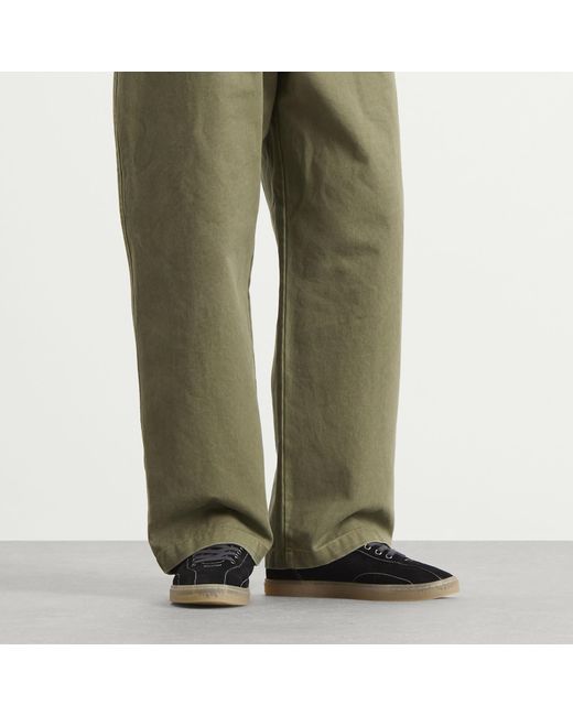 Stepney Workers Club Black Surma Suede Sneaker for men