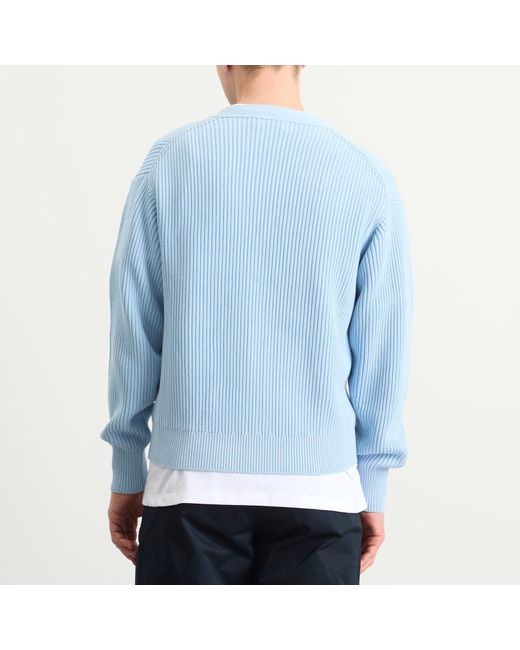 Late Checkout Blue Lc Cardigan for men