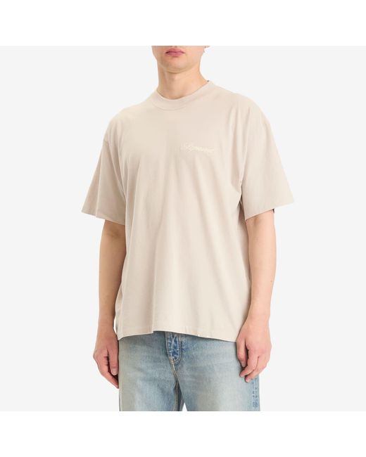 Represent Natural Script Logo T-Shirt for men