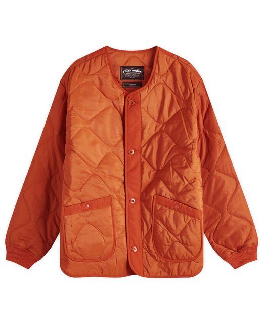 FRIZMWORKS Orange M1965 Field Liner Jacket for men