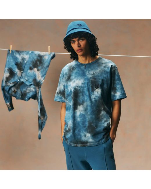 Needles Blue End. X Inline T-Shirt for men