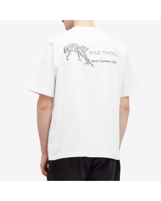 Wild Things White Wild Cat T-Shirt for men