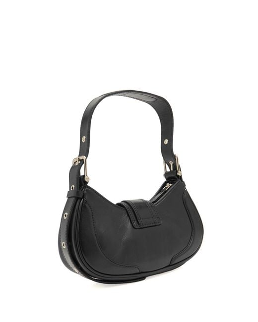 OSOI Black Hobo Brocle Bag