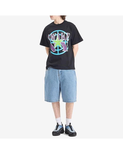 AWAKE NY Blue Crosshair T-Shirt for men