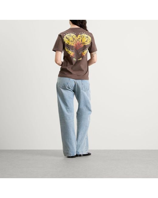 Toga Brown Toga Studs T-Shirt