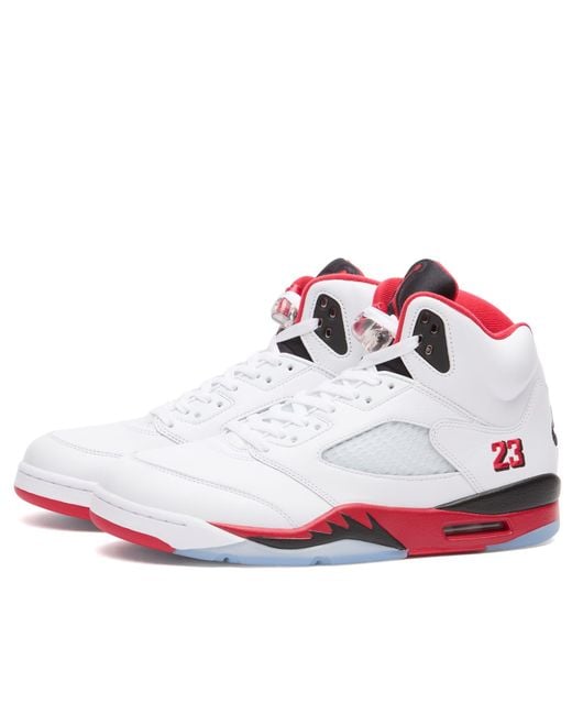 Nike White 5 Retro Og Sneaker for men