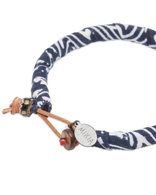 Mikia Blue Bandana Bracelet for men