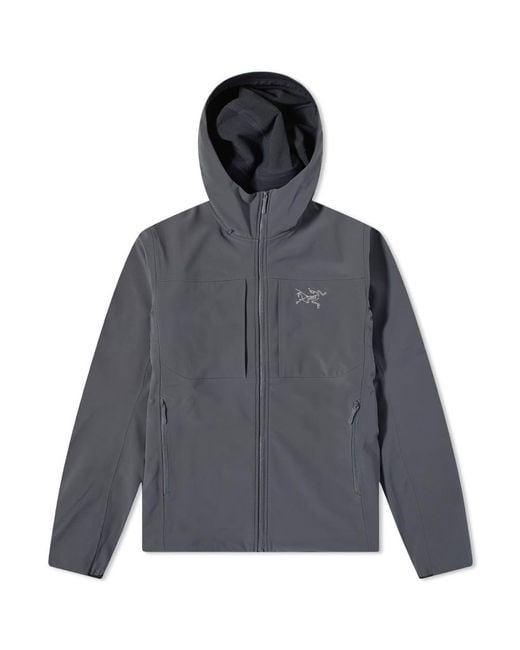 Arc'teryx Gray Gamma Mx Hooded Softshell Jacket for men