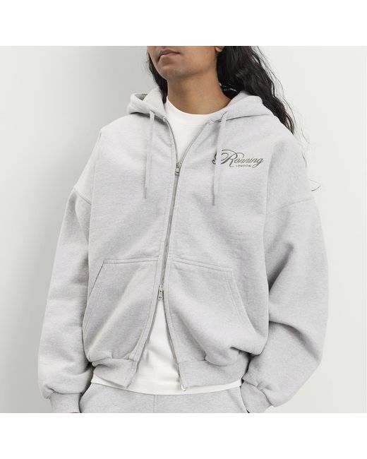 Ronning Gray End. X Zip Hood for men