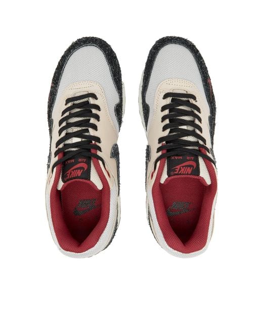 Nike White Air Max 1 Premium Sneakers