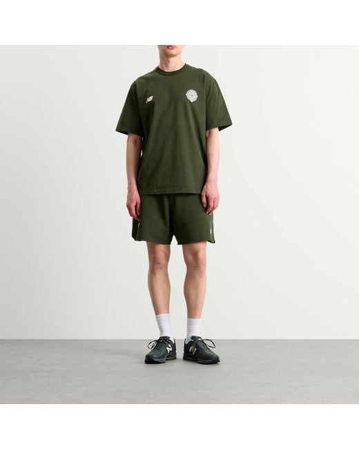 Stone Island Green X New Balance T-Shirt for men
