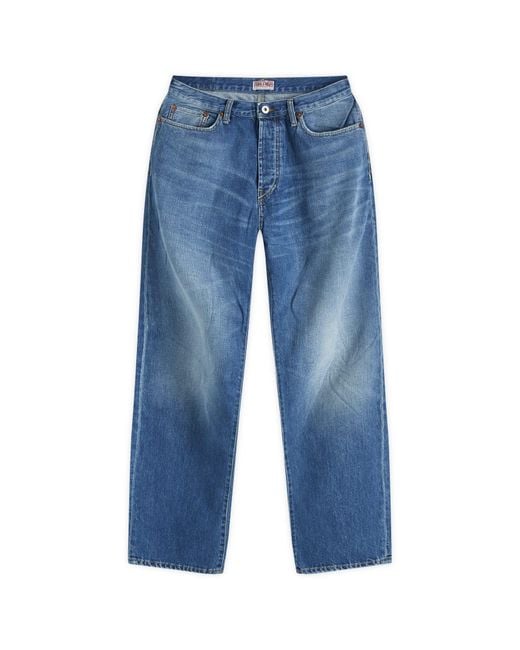 Dubbleware Blue Carver 5 Pocket Jeans for men