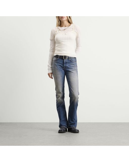 Acne White Ersilia Top