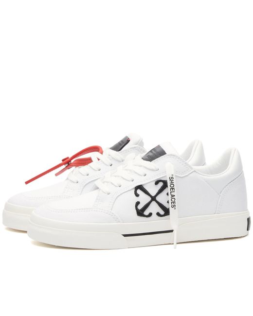 Off-White c/o Virgil Abloh White Off- New Low Vulcanized Canvas Sneakers