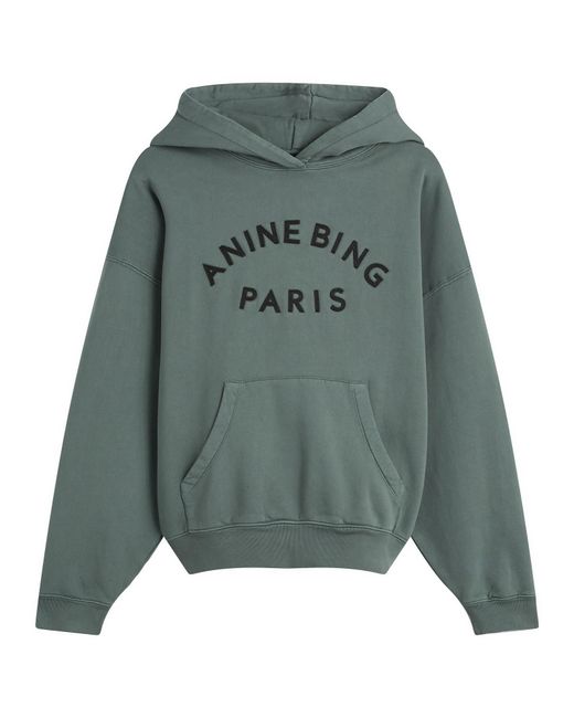 Anine Bing Green Harvey Paris Hoodie