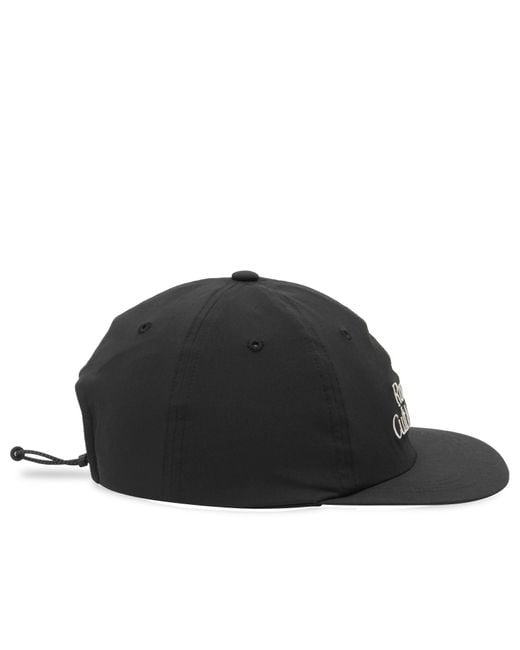 Satisfy Black Peaceshell Running Cap for men