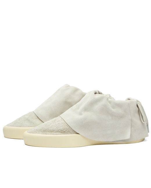 Fear Of God White 8Th Moc Low Suede Sneakers for men