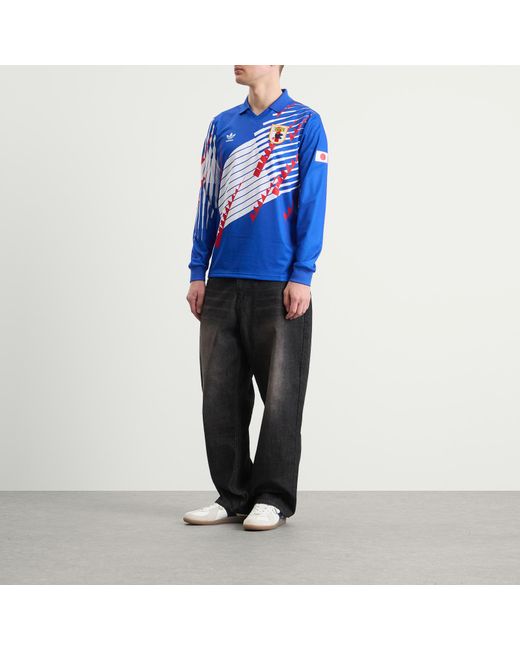 Adidas Blue Japan 93' Home Jersey Top for men