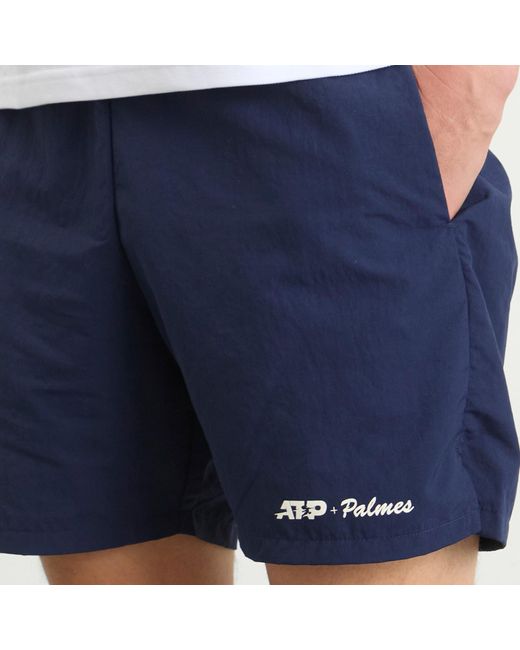 Palmes Blue X Atp Tennis Shorts Presented By End for men