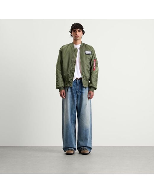 Alpha Industries Green End. X Ma-1 Bomber Jacket