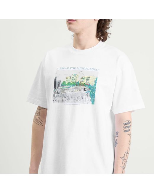 POLAR SKATE White Mindfulness T-Shirt for men