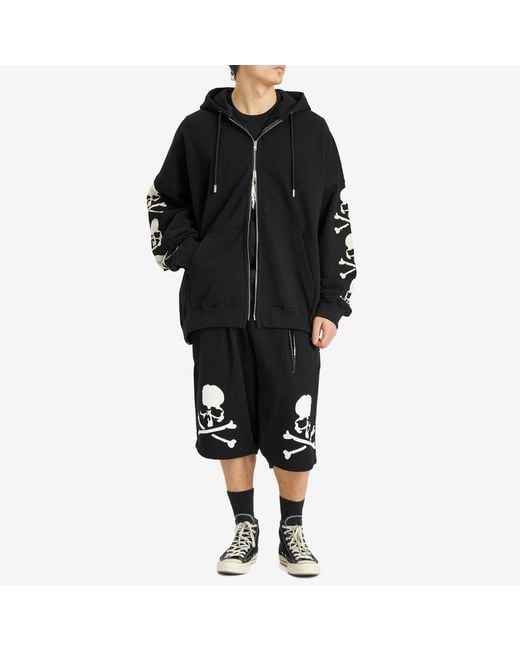 MASTERMIND WORLD Black Og Sweat Shorts for men