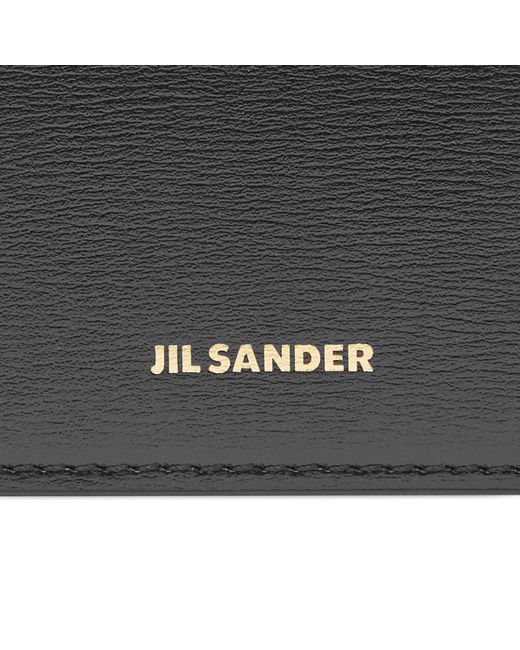 Jil Sander Black Folded Card Holder