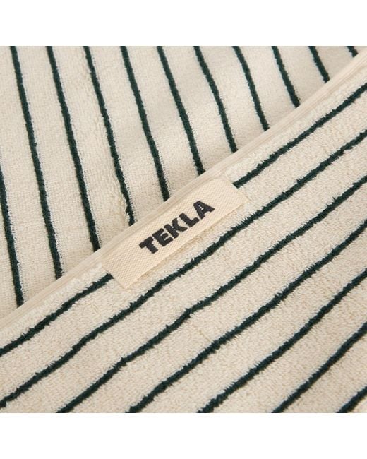Tekla Gray Organic Terry Bath Towel