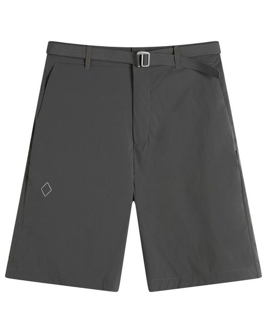 Pas Normal Studios Gray Off-Race Light Tech Shorts for men