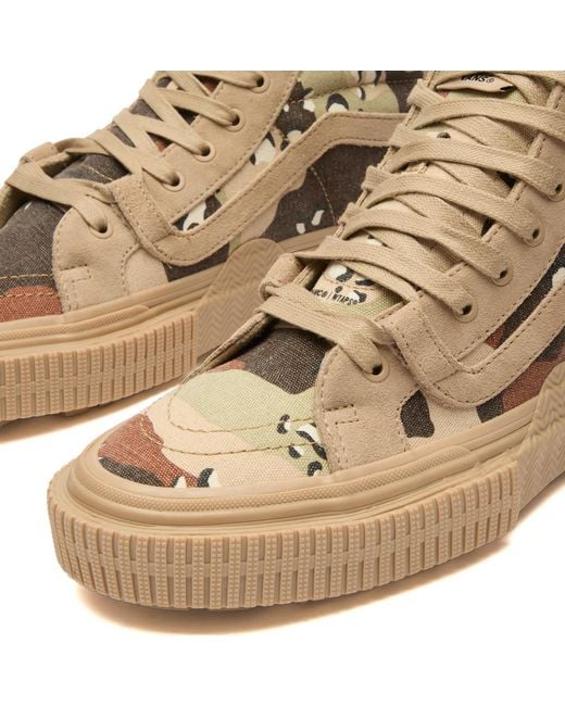 Vans Natural Otw X Oamc X Wtaps Sk8-Hi Gl Lug Sneaker for men