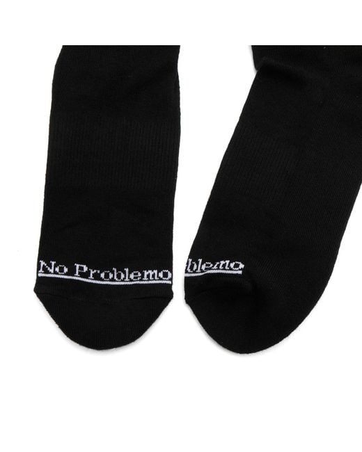 No Problemo Black Nyp Socks