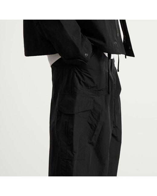 FRIZMWORKS Black Nylon Cargo Balloon Pants for men