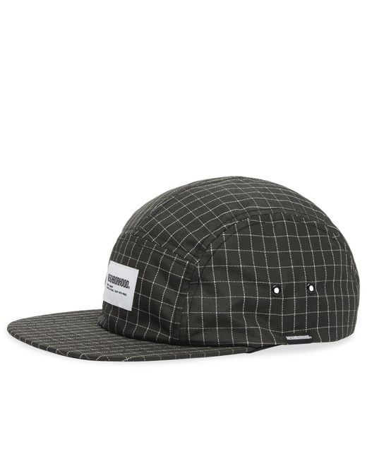 Neighborhood Black Reflective Jet Cap for men