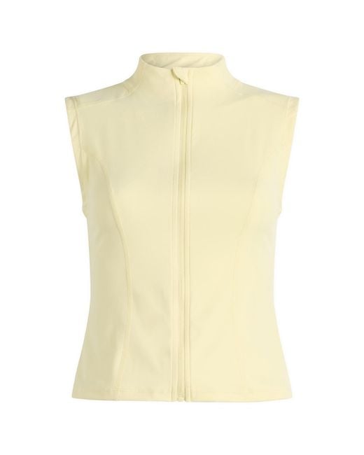 Tala Yellow Skinluxe Sleeveless Zipped Jacket