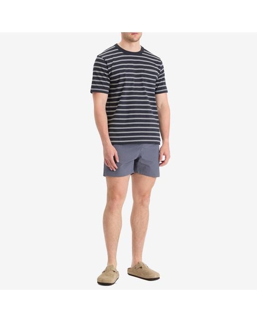 Norse Projects Blue Holger Sailor Stripe Pocket T-Shirt for men