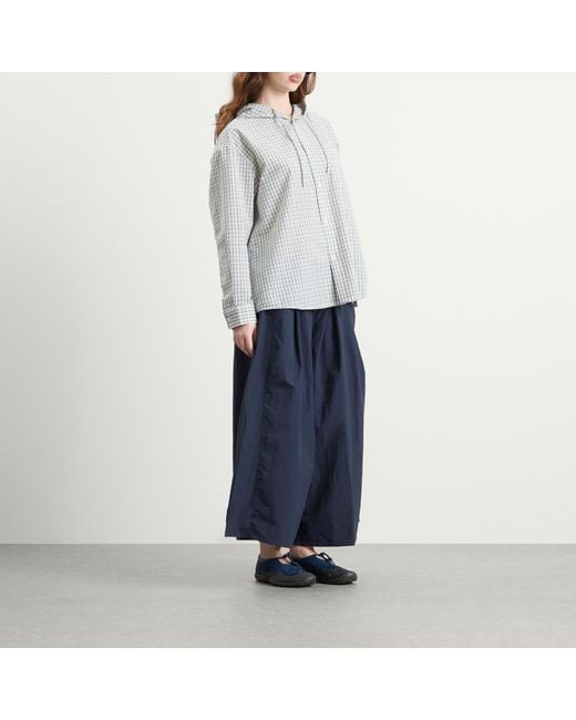 Gramicci Blue Nylon Flare Pant