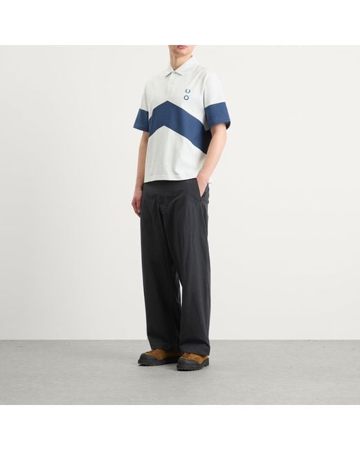 Fred Perry Blue X Craig Heavy Short Sleeve Polo Shirt for men