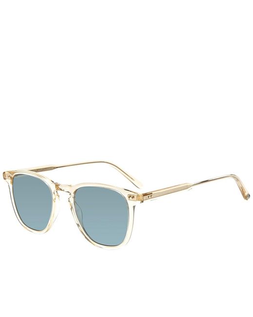 Garrett Leight Blue Brooks Sunglasses for men