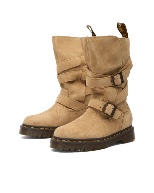 Dr. Martens Natural Anistone Strap High Boot